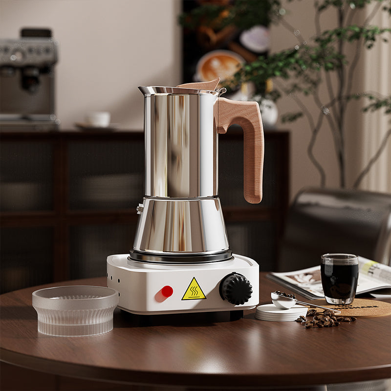 Stainless Steel Moka Pot 300ml